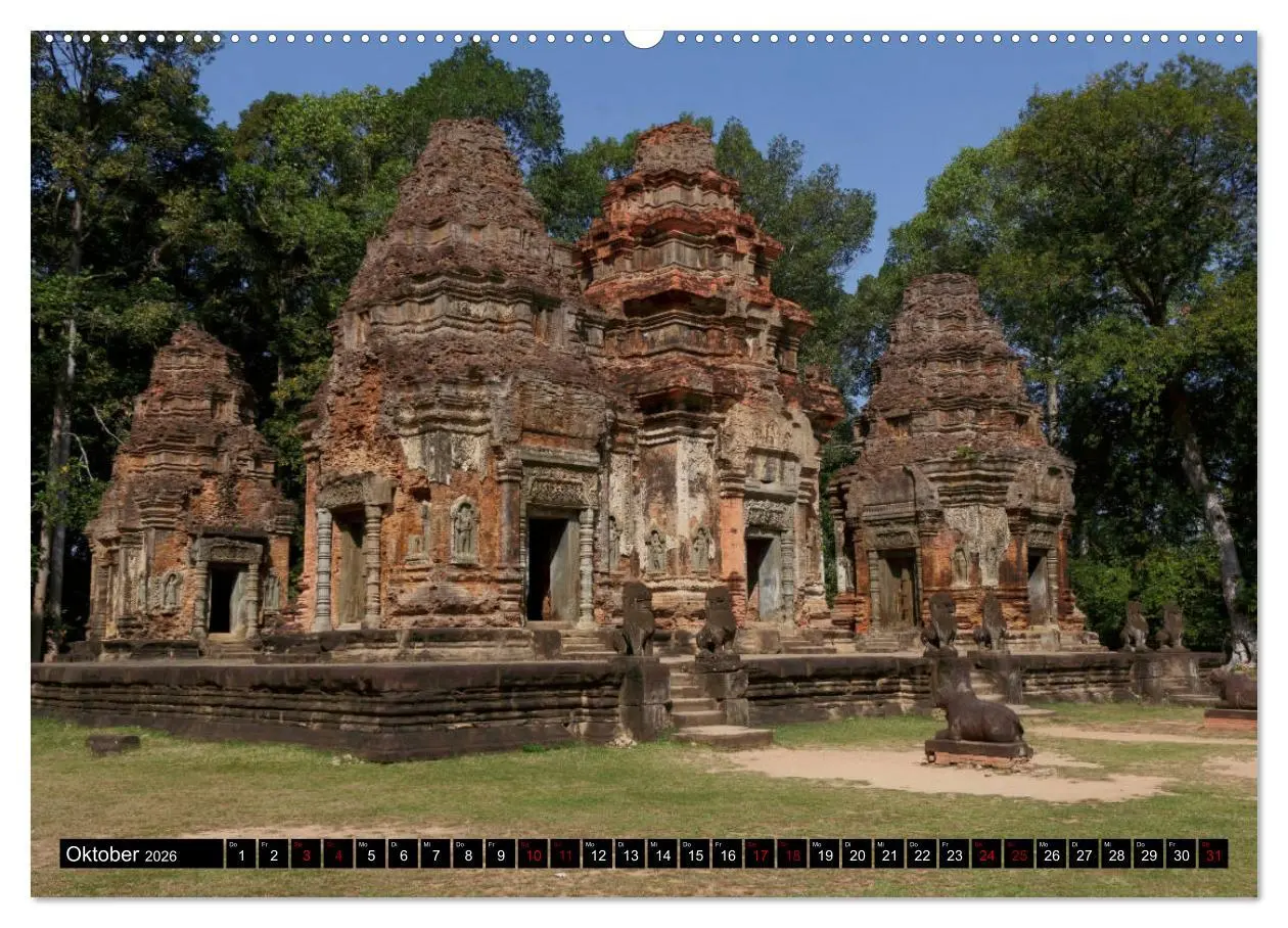 Bild: 9783457693636 | Angkor - Mythos im Reich der Khmer (Wandkalender 2026 DIN A2 quer),...