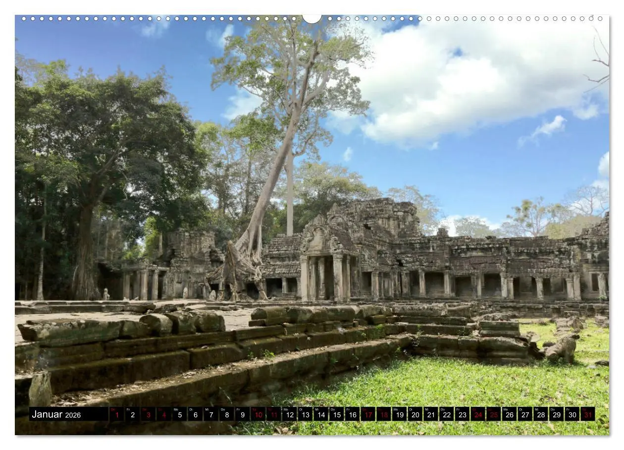 Bild: 9783457693636 | Angkor - Mythos im Reich der Khmer (Wandkalender 2026 DIN A2 quer),...