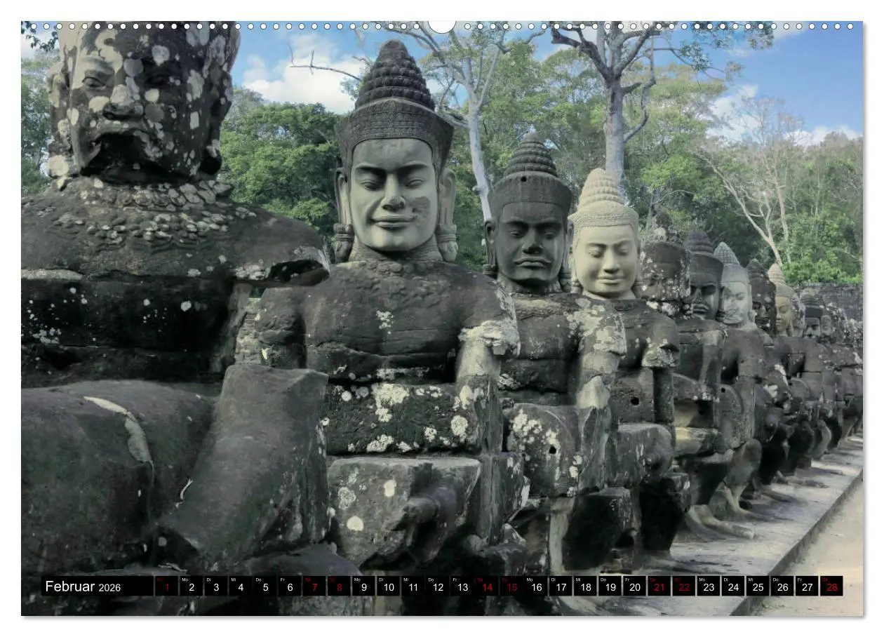 Bild: 9783457693636 | Angkor - Mythos im Reich der Khmer (Wandkalender 2026 DIN A2 quer),...