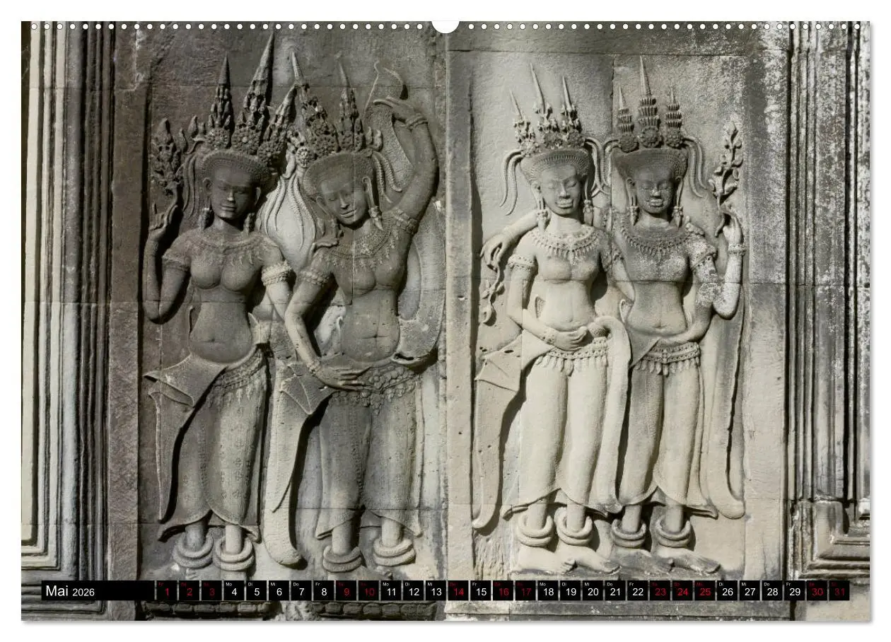 Bild: 9783457693636 | Angkor - Mythos im Reich der Khmer (Wandkalender 2026 DIN A2 quer),...