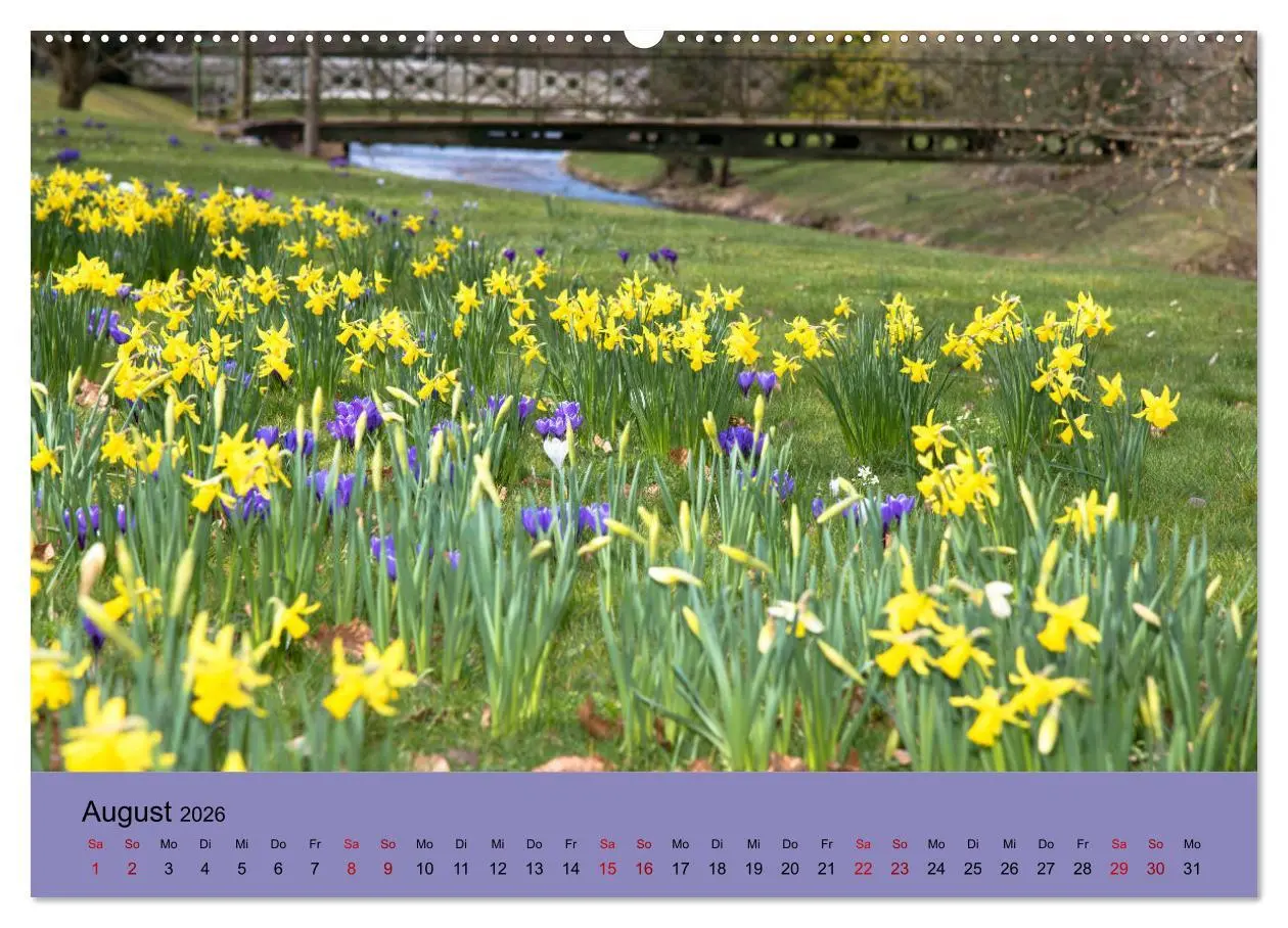 Bild: 9783457833636 | Kurpark Baden-Baden (Wandkalender 2026 DIN A2 quer), CALVENDO...