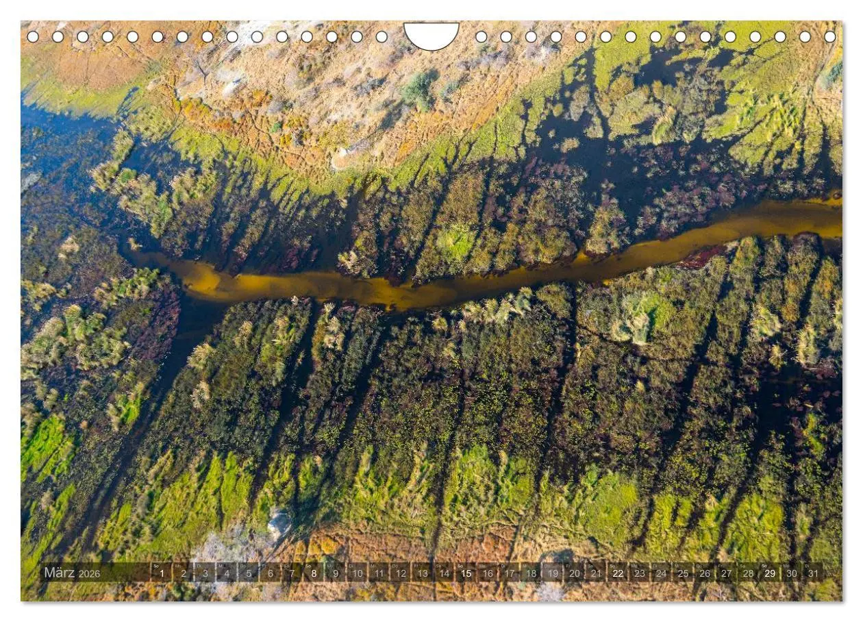 Bild: 9783516093636 | Okavango - Das Delta von oben (Wandkalender 2026 DIN A4 quer),...