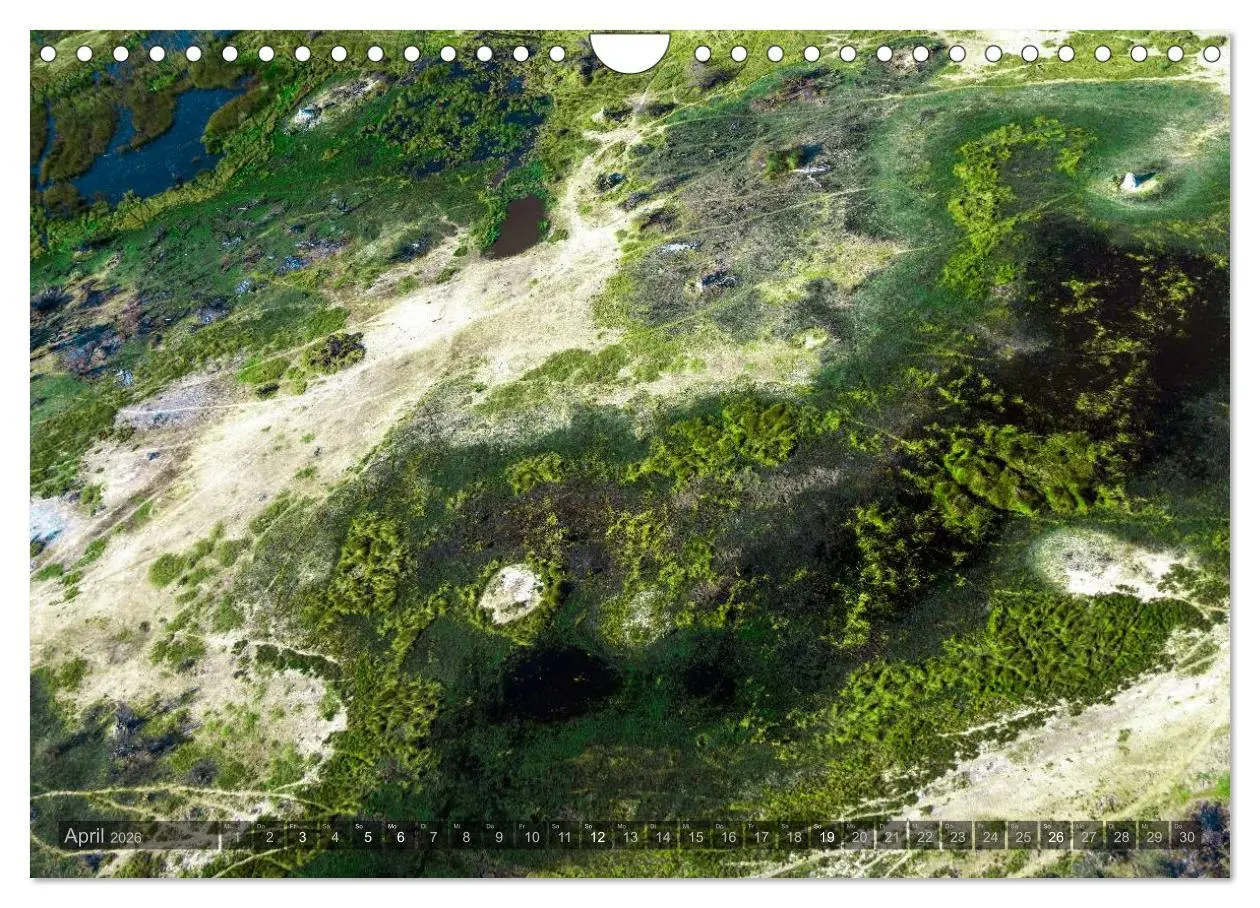 Bild: 9783516093636 | Okavango - Das Delta von oben (Wandkalender 2026 DIN A4 quer),...