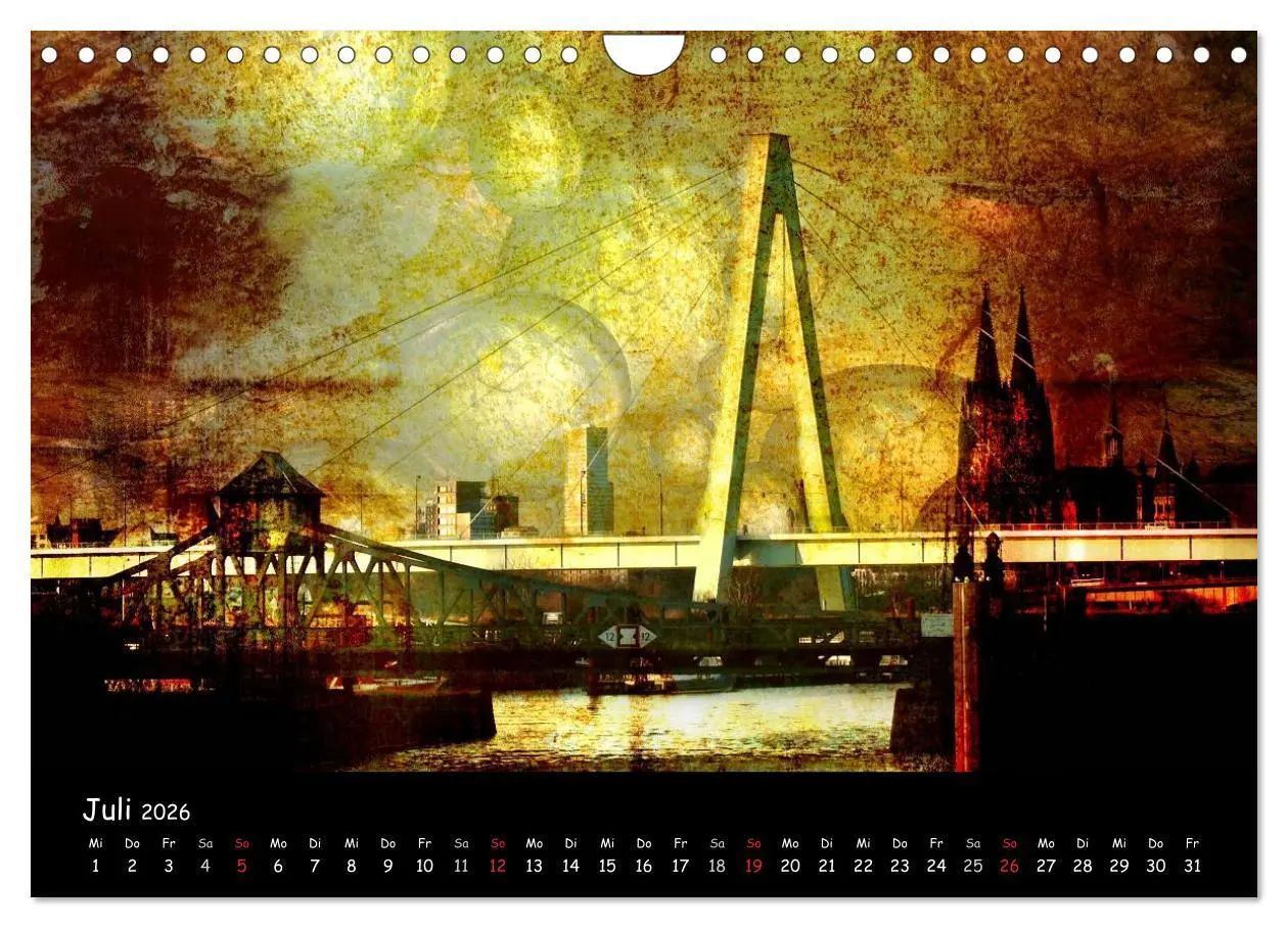 Bild: 9783516233636 | Köln (Wandkalender 2026 DIN A4 quer), CALVENDO Monatskalender | 2026