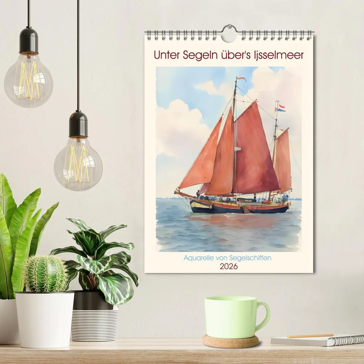 Bild: 9783516613636 | Unter Segeln über's Ijsselmeer (Wandkalender 2026 DIN A4 hoch),...