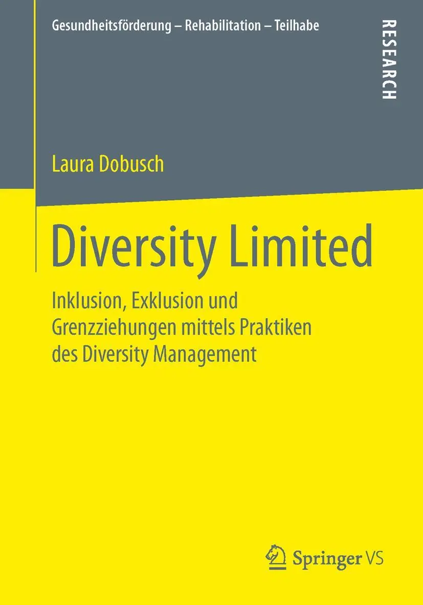 Cover: 9783658113636 | Diversity Limited | Laura Dobusch | Taschenbuch | xiv | Deutsch | 2015