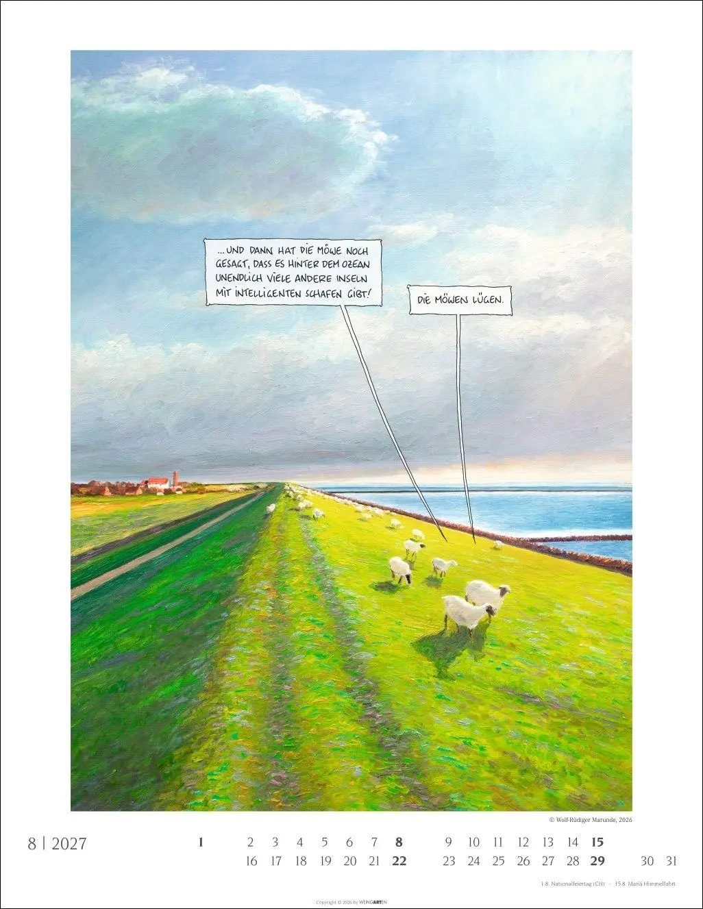 Bild: 9783839903636 | Marunde Kalender 2027 | Wolf-Rüdiger Marunde | Kalender | 14 S. | 2027