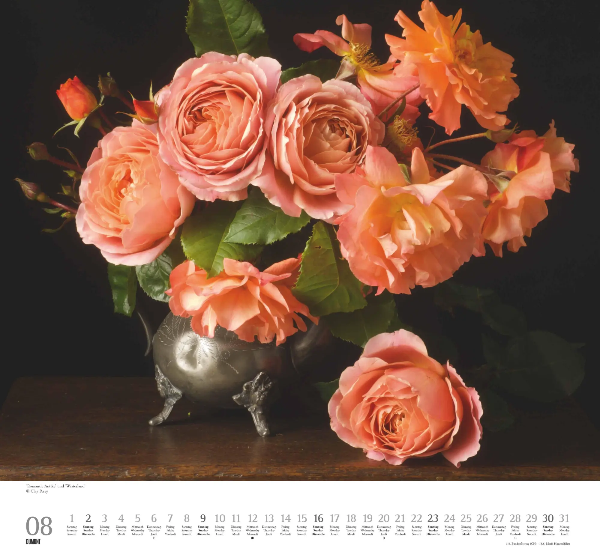 Bild: 4069095003736 | Geliebte Rosen 2026 - DUMONT Wandkalender - mit allen wichtigen...