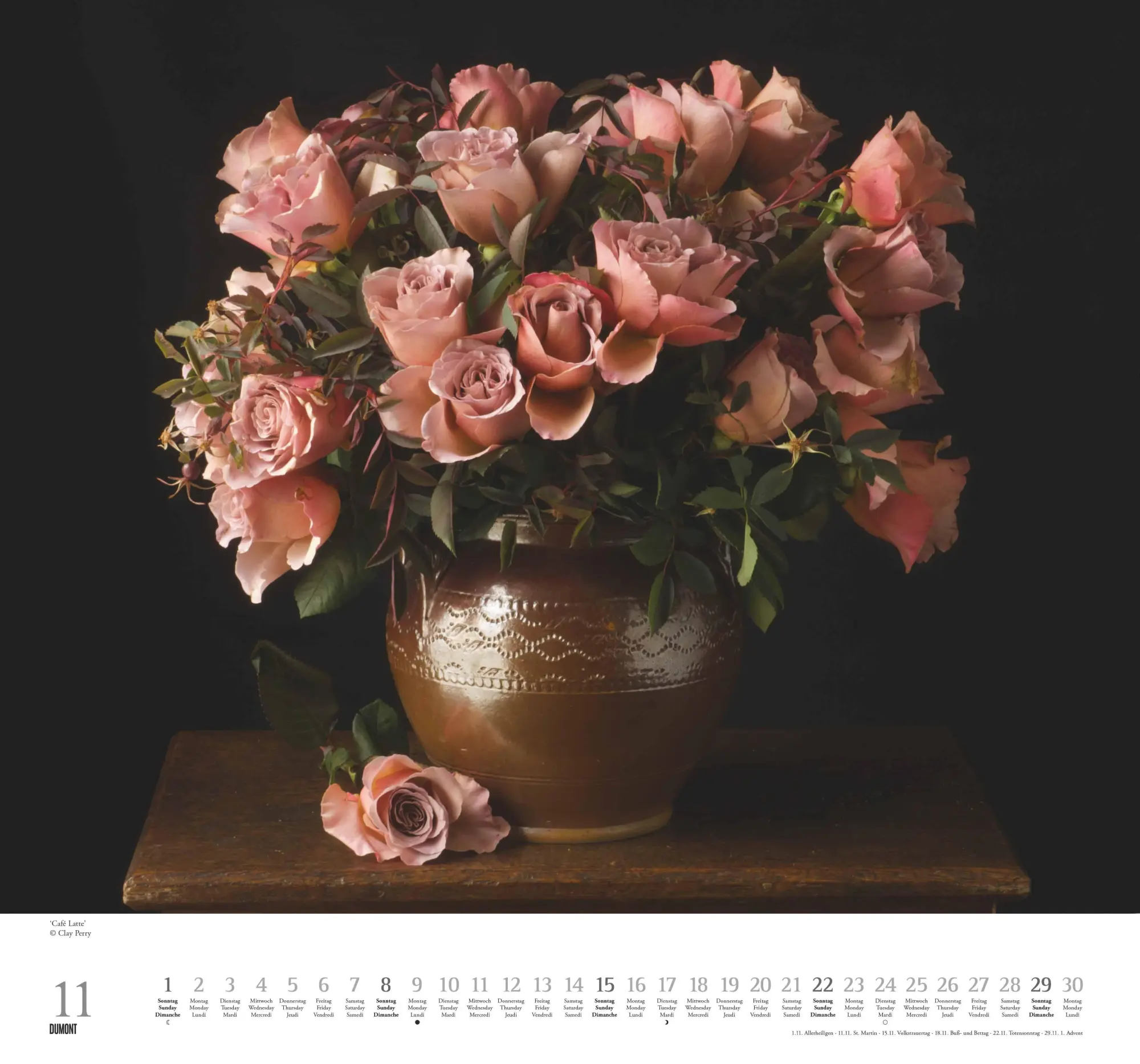 Bild: 4069095003736 | Geliebte Rosen 2026 - DUMONT Wandkalender - mit allen wichtigen...