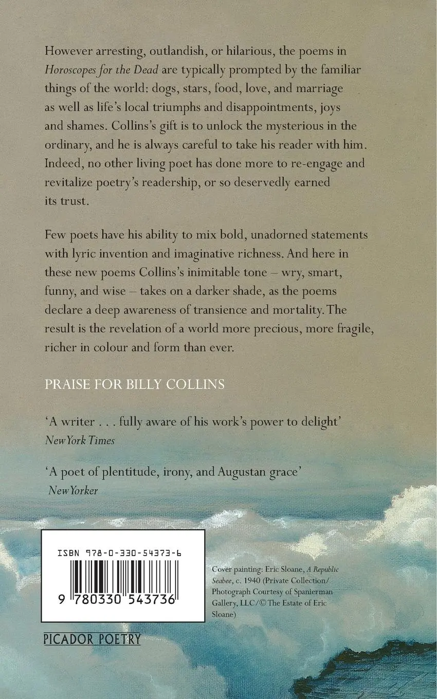 Rückseite: 9780330543736 | Horoscopes for the Dead | Billy Collins | Taschenbuch | Englisch