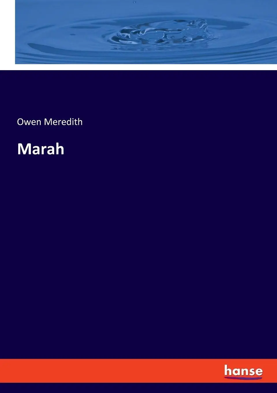Marah - Owen Meredith Kartoniert (TB)
