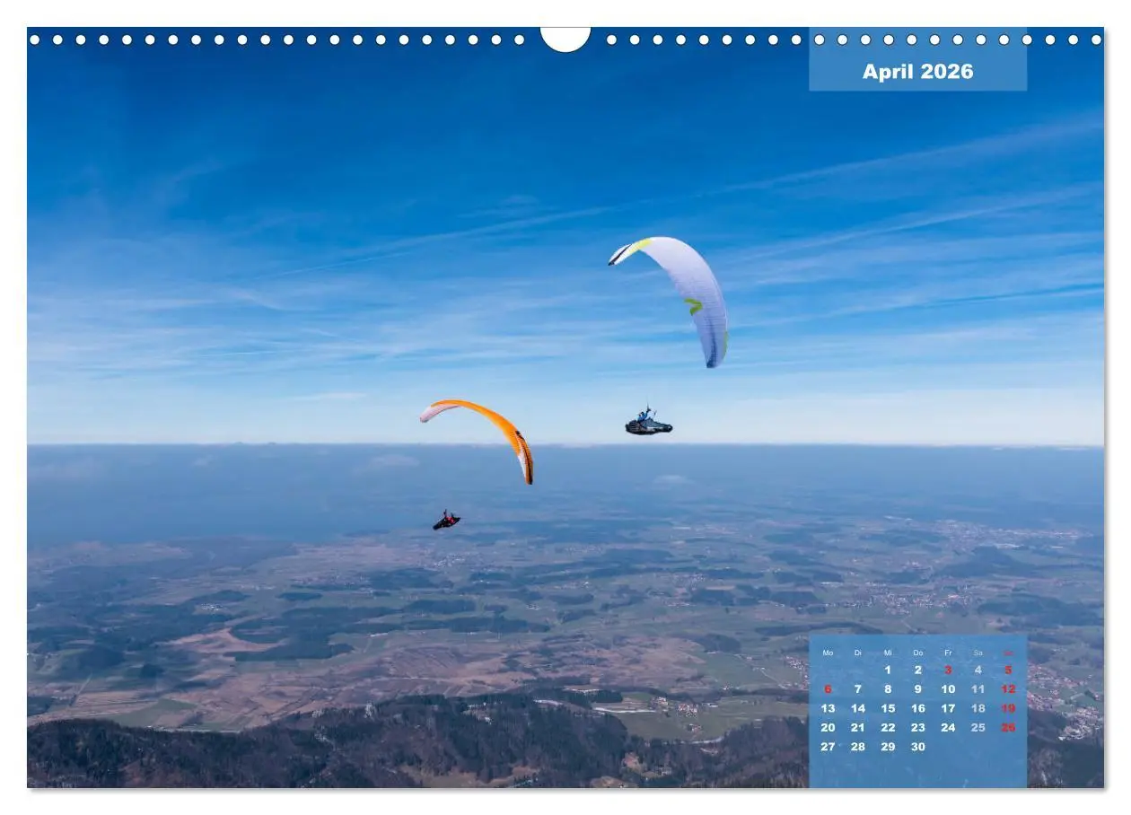 Bild: 9783457753736 | Paragliding - Aufbruch zu neuen Höhenflügen (Wandkalender 2026 DIN...