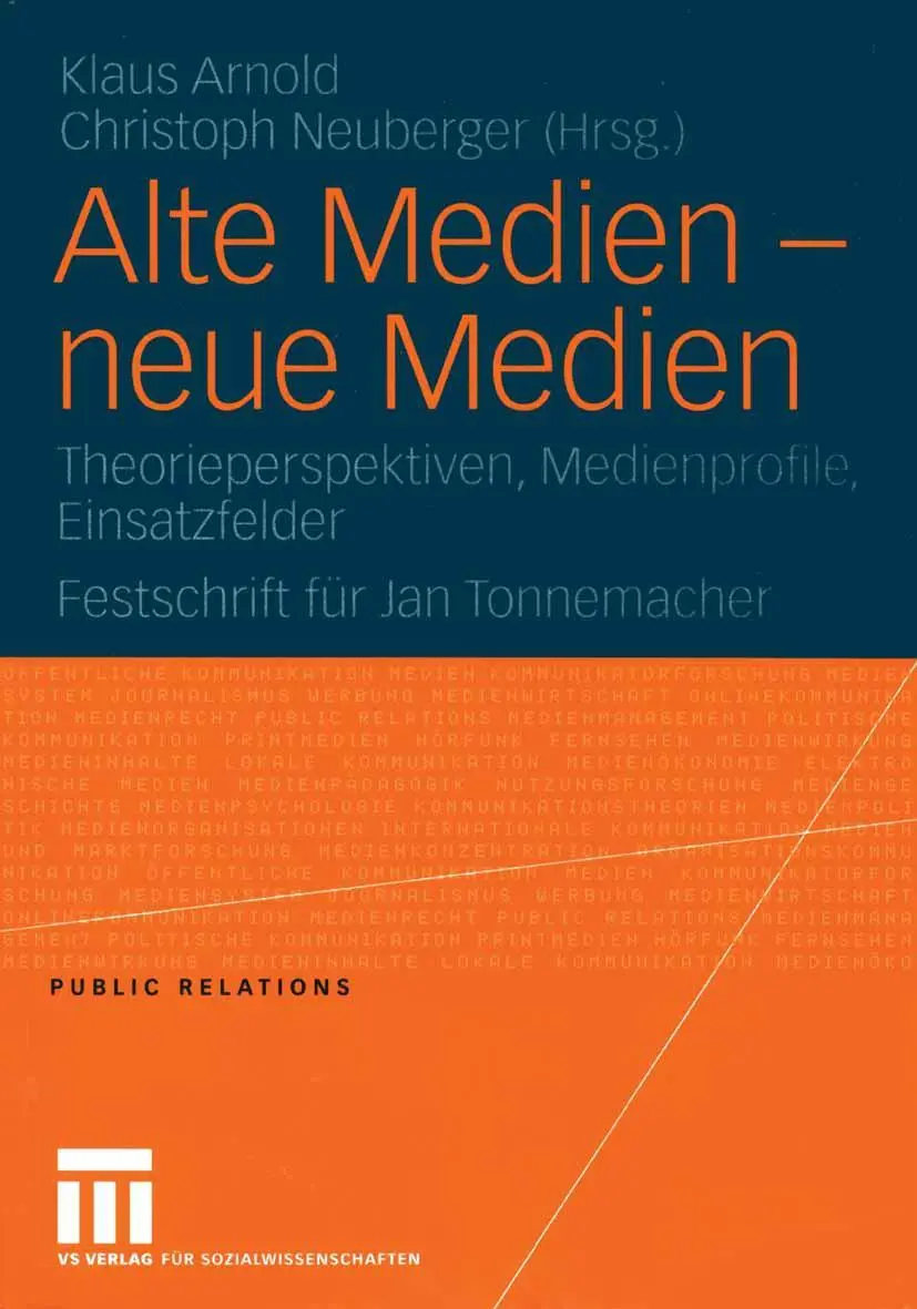 Cover: 9783531143736 | Alte Medien - neue Medien | Christoph Neuberger (u. a.) | Taschenbuch