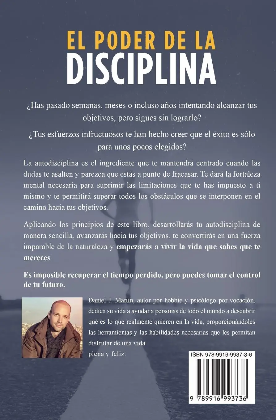 Rückseite: 9789916993736 | El poder de la disciplina | Daniel J. Martin | Taschenbuch | Spanisch