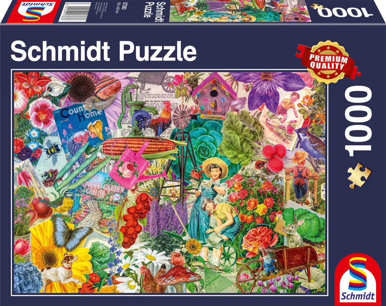 Cover: 4001504573836 | Happy Gardening | Puzzle Standard 1.000 Teile | Spiel | 57383 | 2022