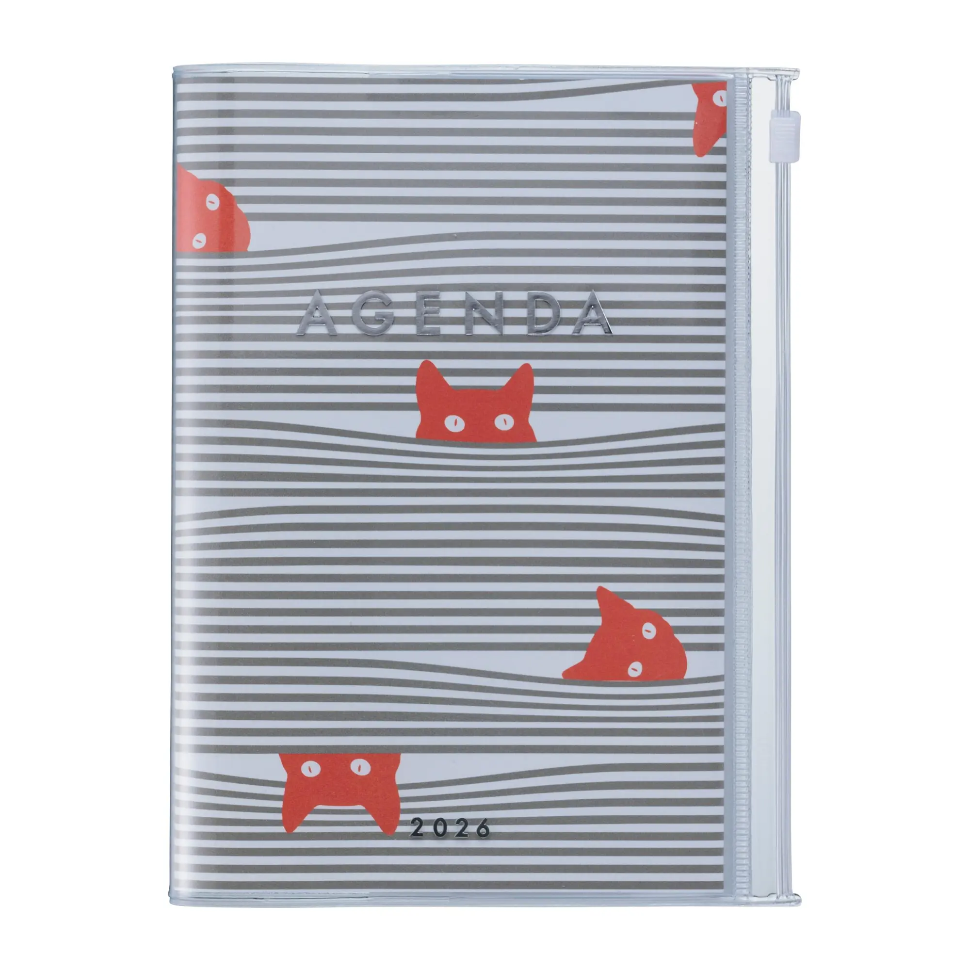Cover: 4550045143836 | MARK'S 2025/26 Taschenkalender, A6 Cats // Gray | MARK'S Inc. | Buch