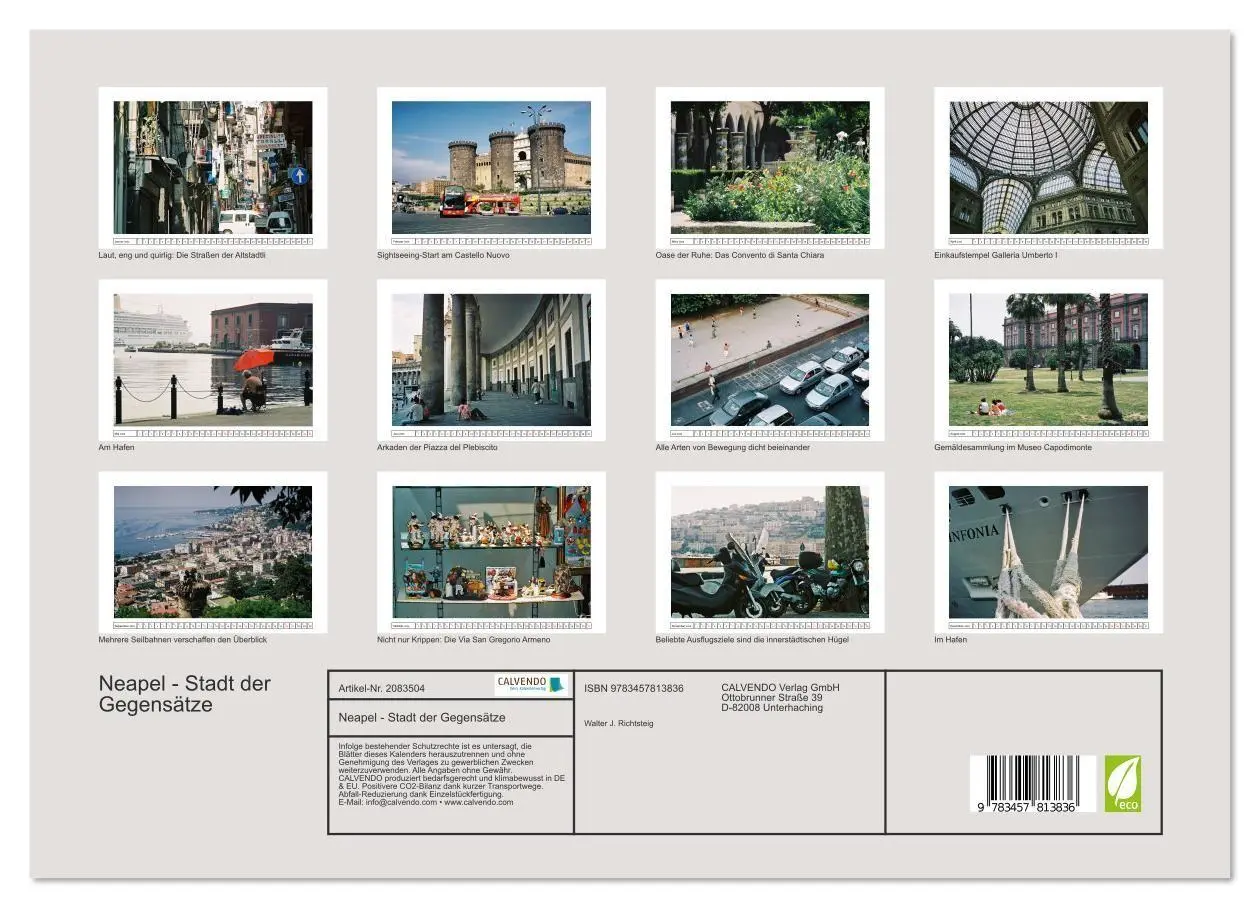 Bild: 9783457813836 | Neapel - Stadt der Gegensätze (Wandkalender 2026 DIN A3 quer),...