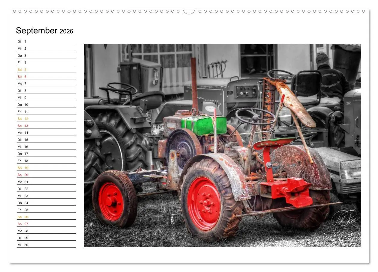 Bild: 9783516143836 | Trecker - Oldtimer / Geburtstagskalender (Wandkalender 2026 DIN A2...