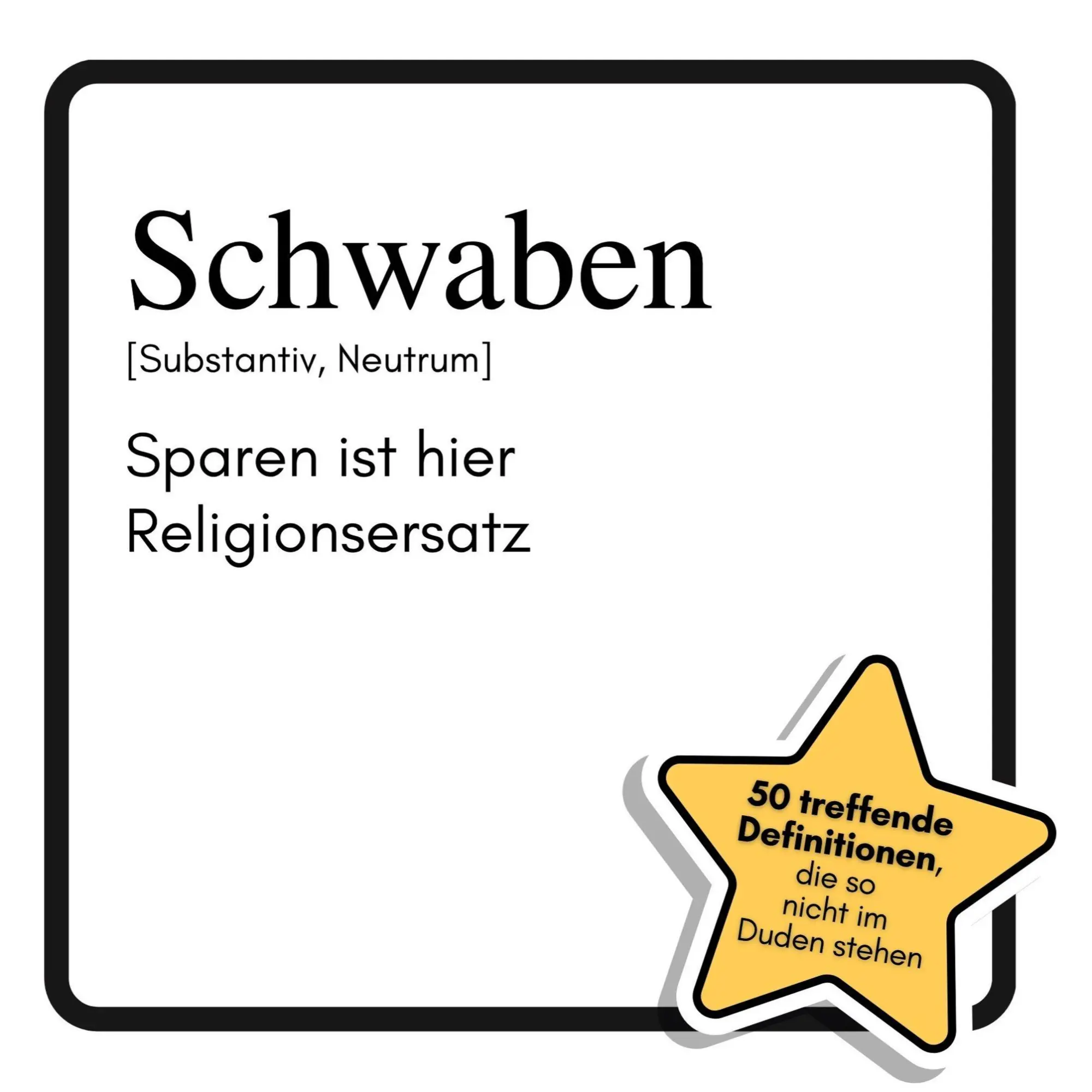 Cover: 9783695343836 | Schwaben | Sparen ist hier Religionsersatz | Oliver Friedrich | Buch