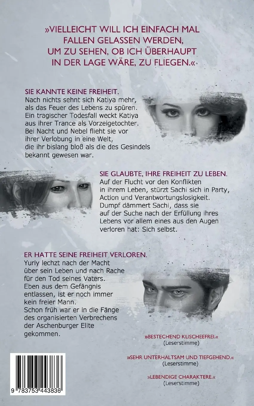 Rückseite: 9783753443836 | Flügelschwingen Band 1 | Lebensangst und Todesmut | Grimm (u. a.)