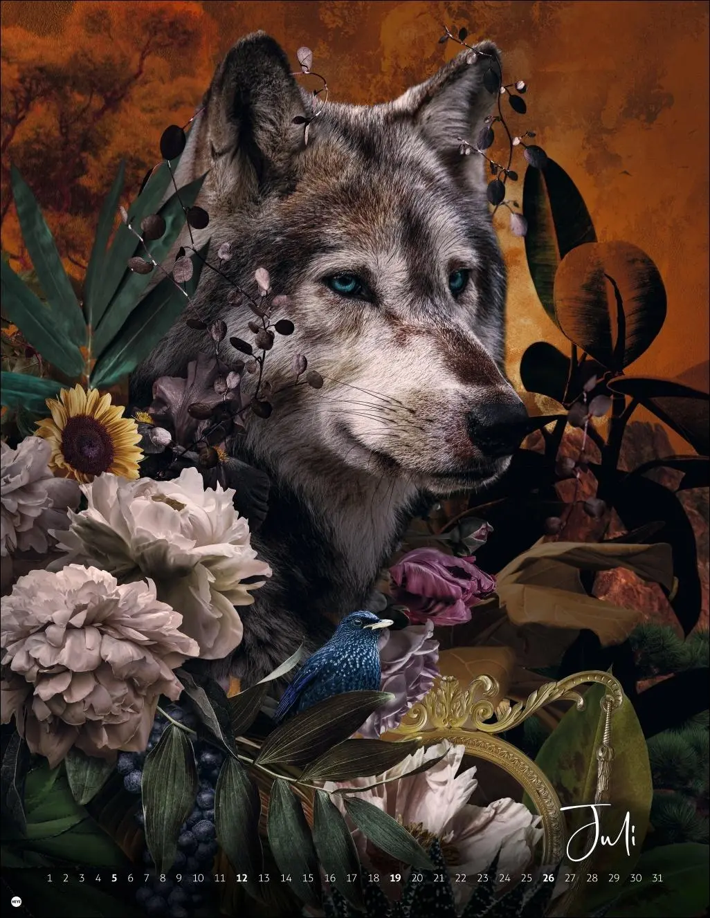 Bild: 9783756413836 | André Sanchez: Tierporträts Posterkalender 2026 | André Sanchez | 2026
