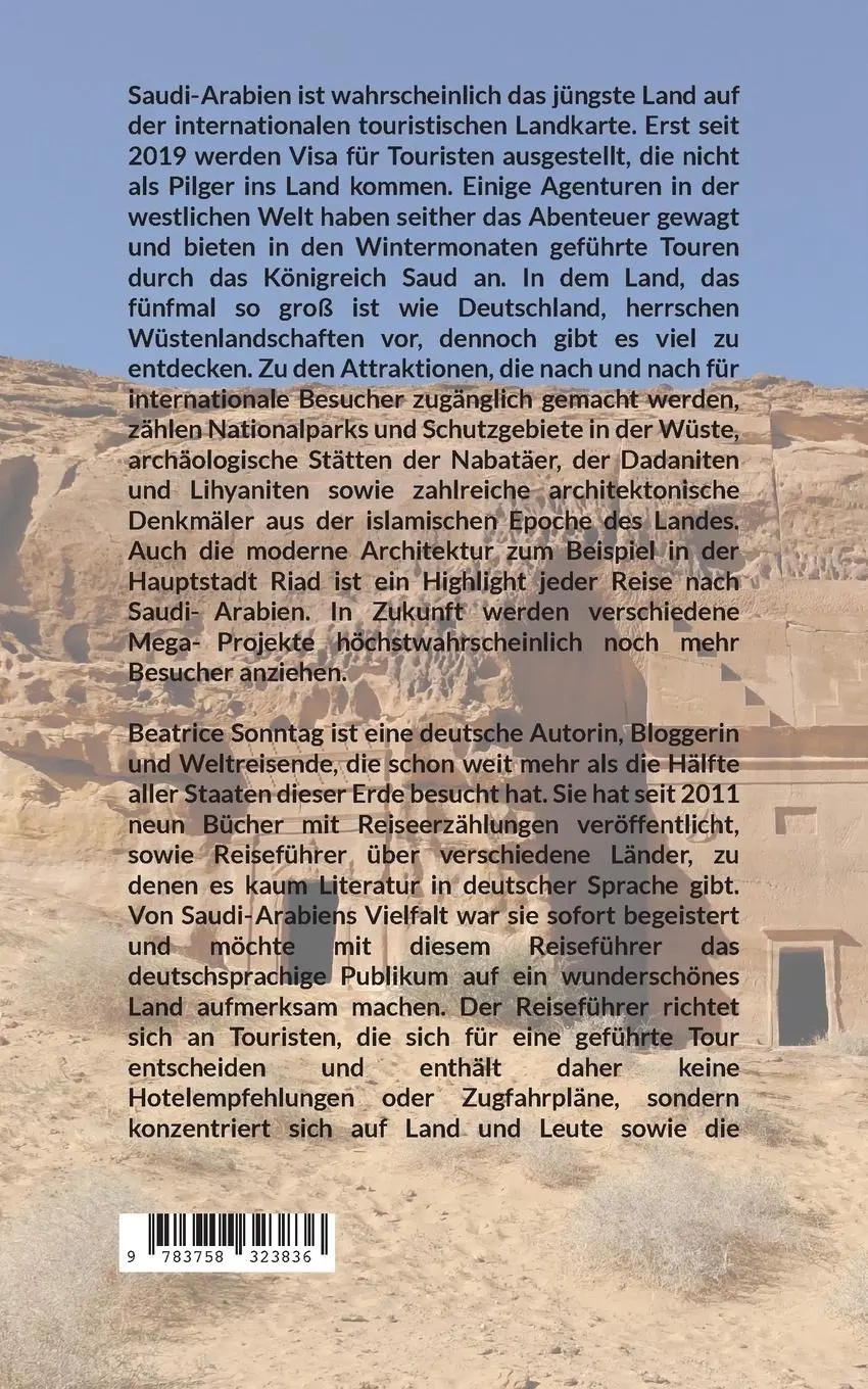 Rückseite: 9783758323836 | Saudi-Arabien entdecken | Reiseführer durch das Reich Saud | Sonntag