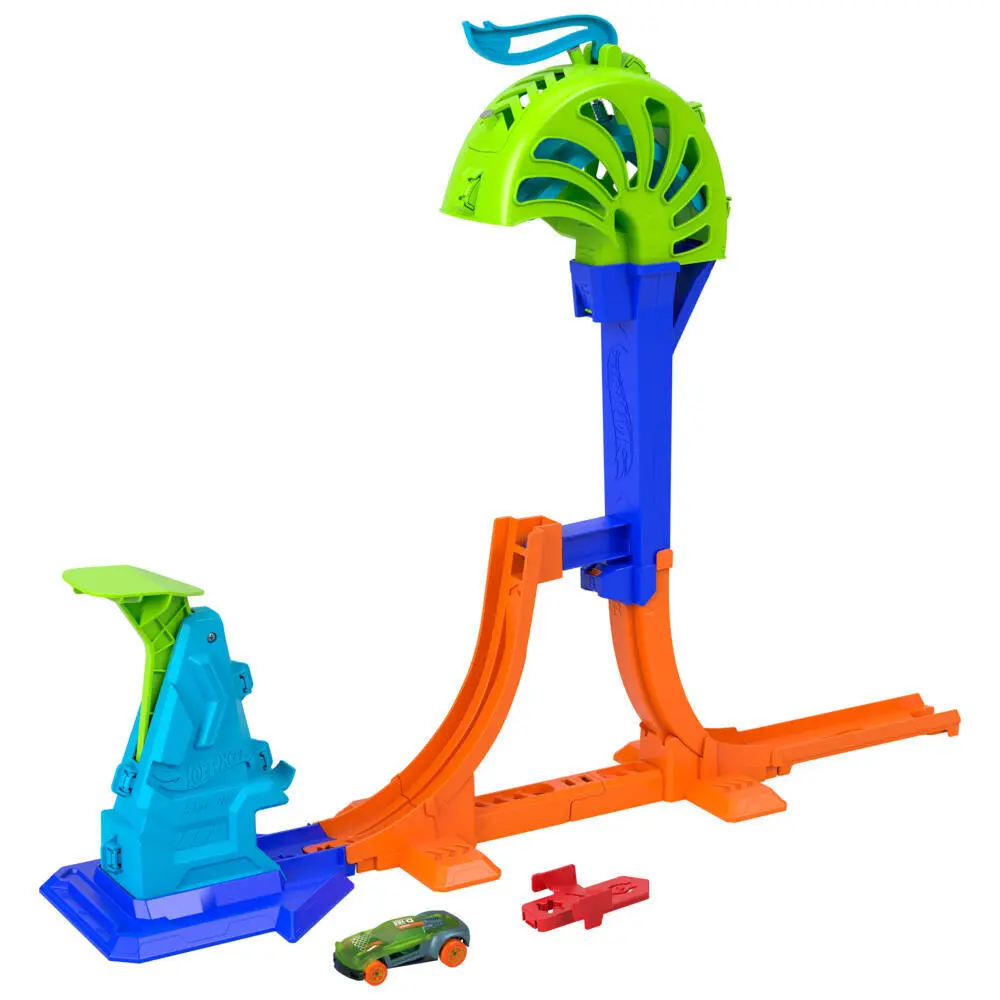 Bild: 194735333936 | Hot Wheels Stunt Tracks Power Launch Champion | Fensterkarton | JHK75