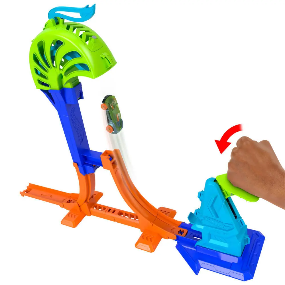 Bild: 194735333936 | Hot Wheels Stunt Tracks Power Launch Champion | Fensterkarton | JHK75