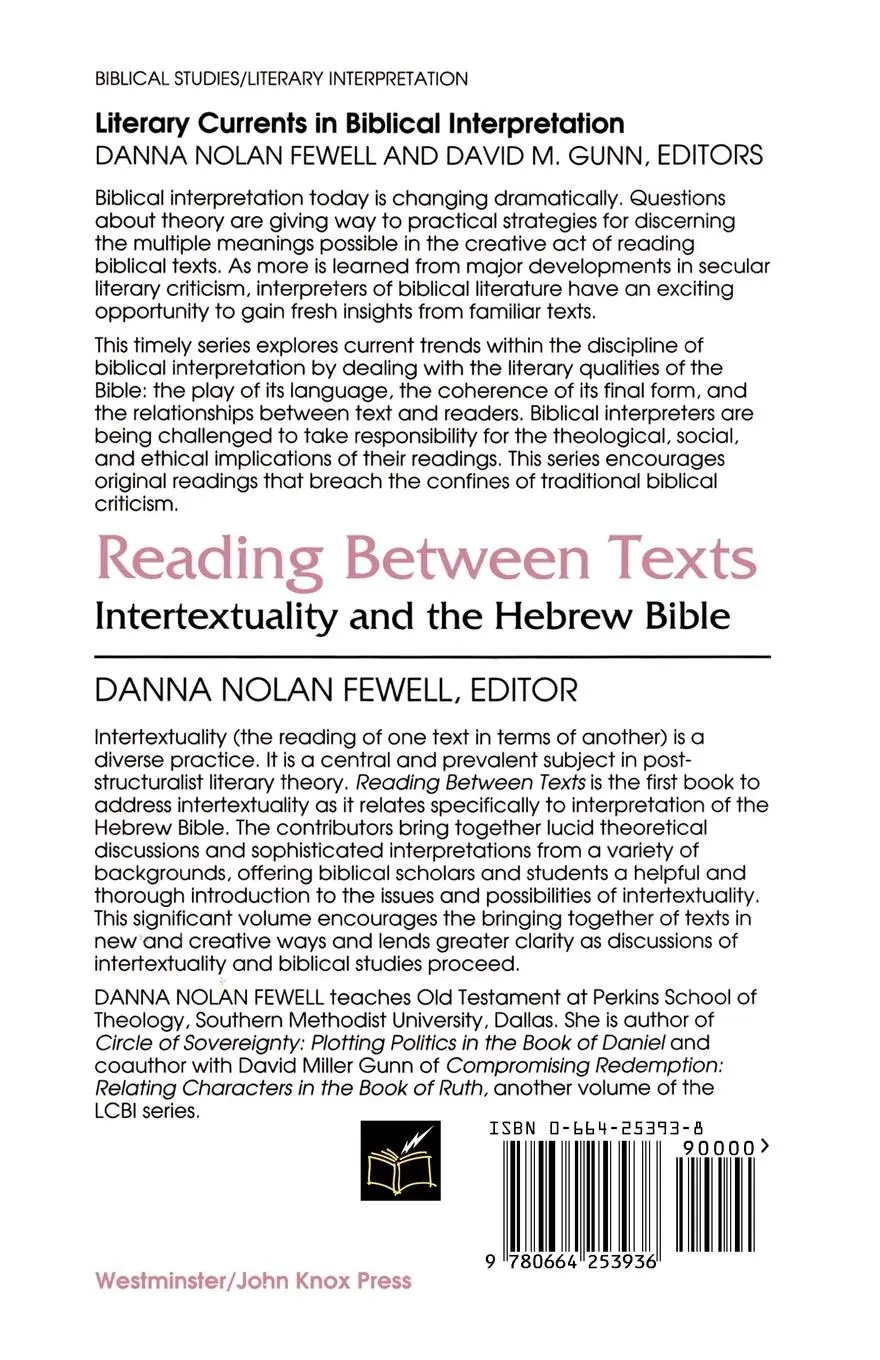 Rückseite: 9780664253936 | Reading Between Texts | Intertextuality and the Hebrew Bible | Fewell