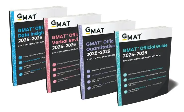 Cover: 9781394333936 | GMAT Official Guide 2025-2026 Bundle | Books + Online Question Bank