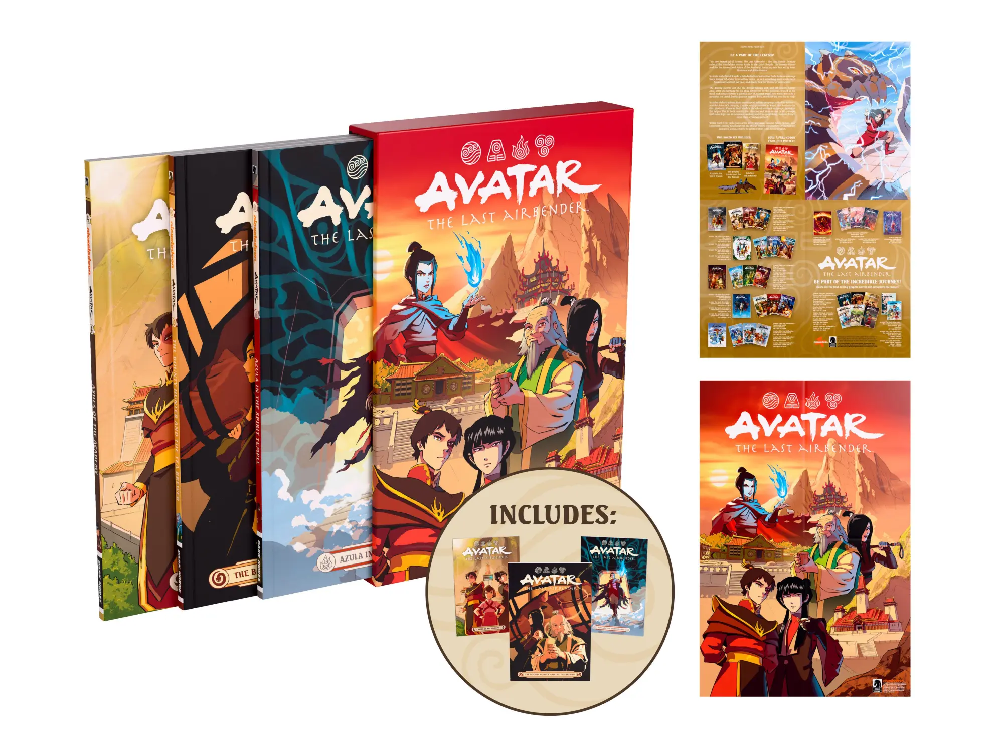 Cover: 9781506743936 | Avatar: The Last Airbender--Fire and Family Treasury Boxed Set | Buch