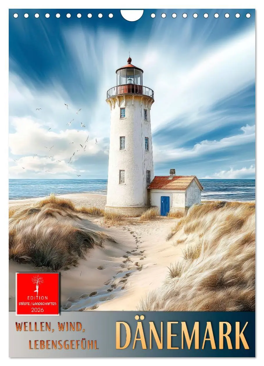 Cover: 9783457283936 | Dänemark - Wellen, Wind, Lebensgefühl (Wandkalender 2026 DIN A4...