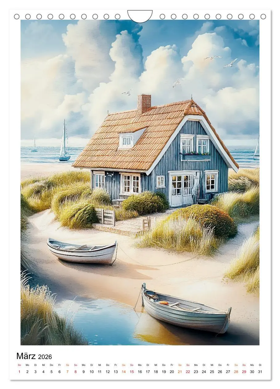 Bild: 9783457283936 | Dänemark - Wellen, Wind, Lebensgefühl (Wandkalender 2026 DIN A4...