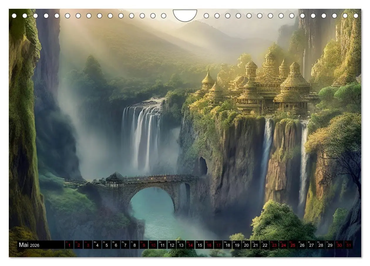 Bild: 9783457353936 | Im Reich der Elben (Wandkalender 2026 DIN A4 quer), CALVENDO...