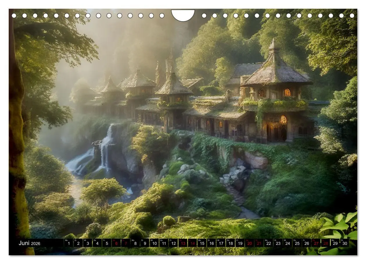 Bild: 9783457353936 | Im Reich der Elben (Wandkalender 2026 DIN A4 quer), CALVENDO...