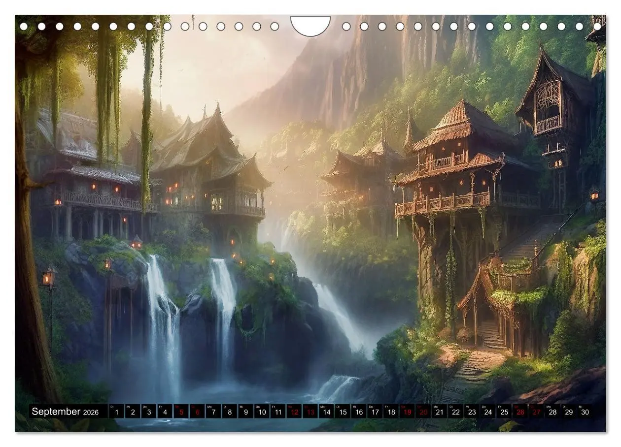 Bild: 9783457353936 | Im Reich der Elben (Wandkalender 2026 DIN A4 quer), CALVENDO...