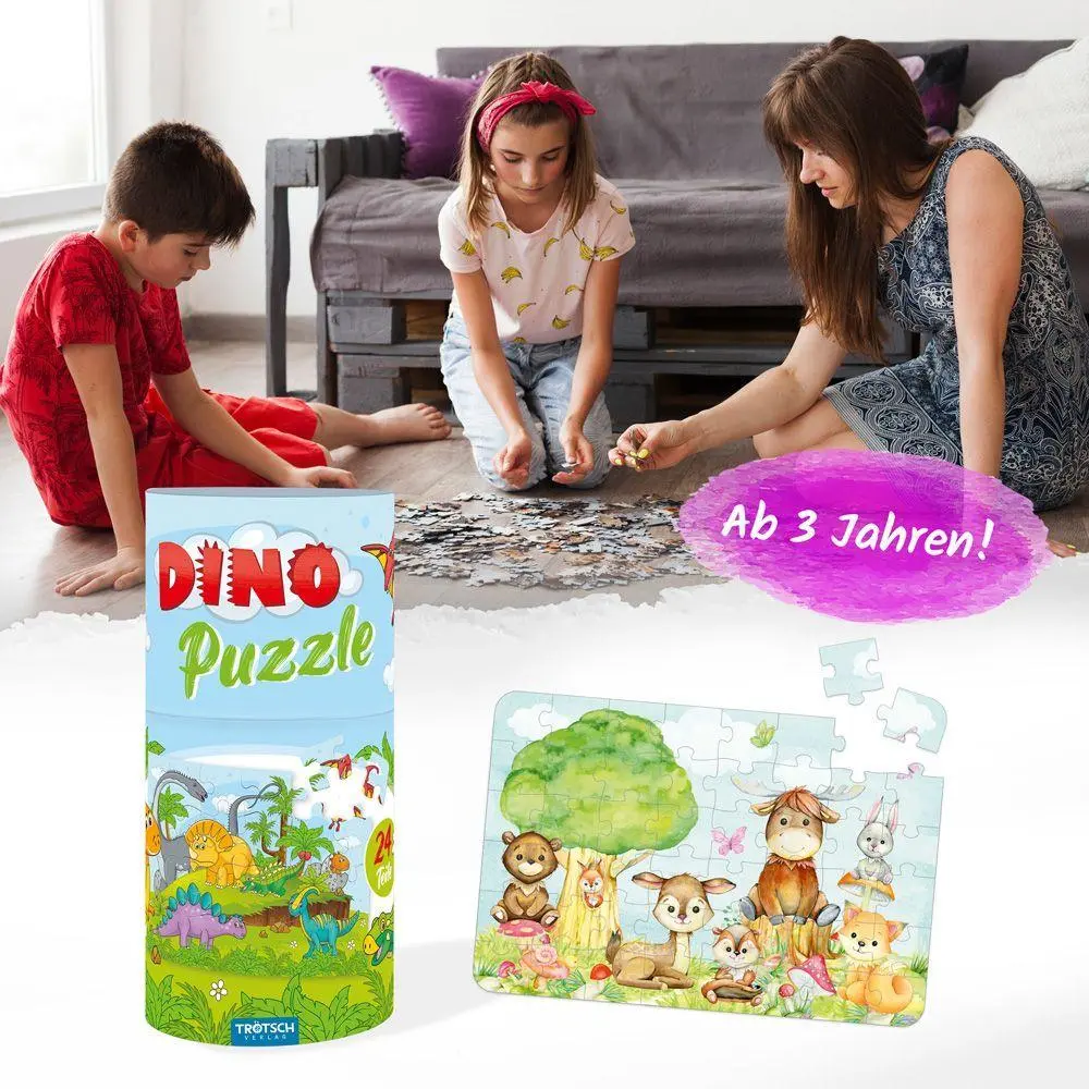 Bild: 4251901504036 | Trötsch Puzzle Dinosaurier | Puzzlespaß Reisebegleiter | Co.KG | 2022