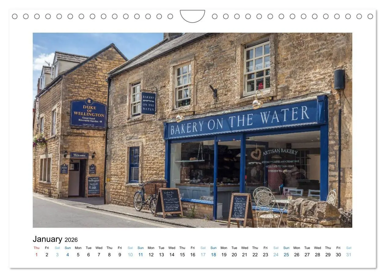 Bild: 9783516574036 | Cotswolds Gardens and Cottages (Wall Calendar 2026 DIN A4...