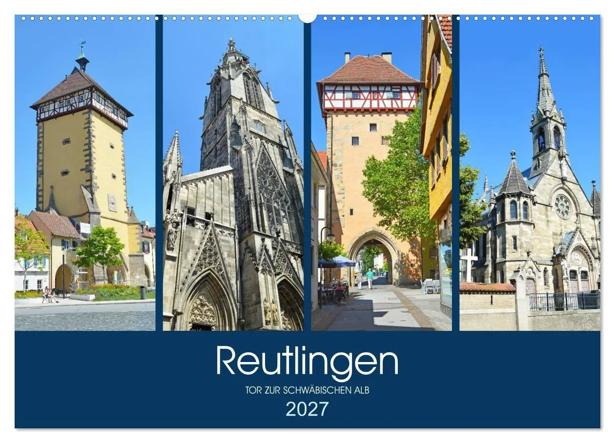 Cover: 9783569734036 | Reutlingen - Tor zur Schwäbischen Alb (Wandkalender 2027 DIN A2...