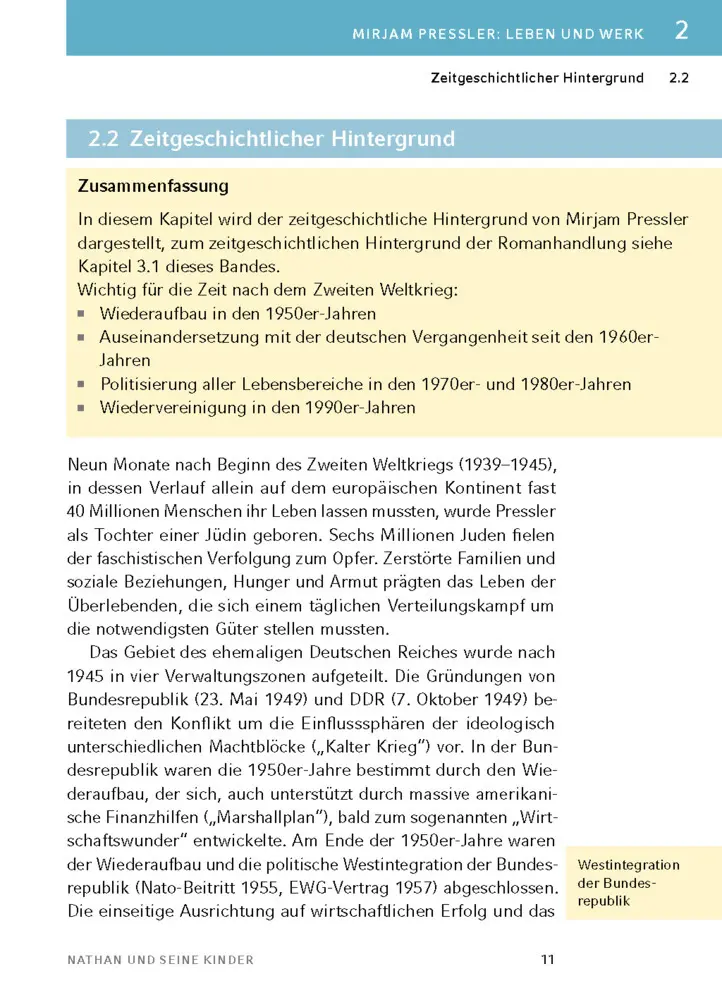 Bild: 9783129304136 | Nathan und seine Kinder von Mirjam Pressler | Mirjam Pressler | Buch