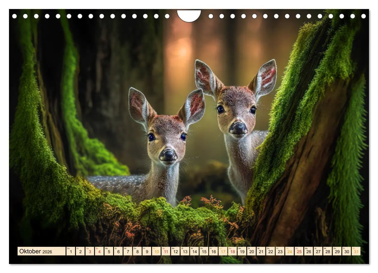 Bild: 9783457544136 | Putzige Tierwelt - gemeinsam die Welt entdecken (Wandkalender 2026...