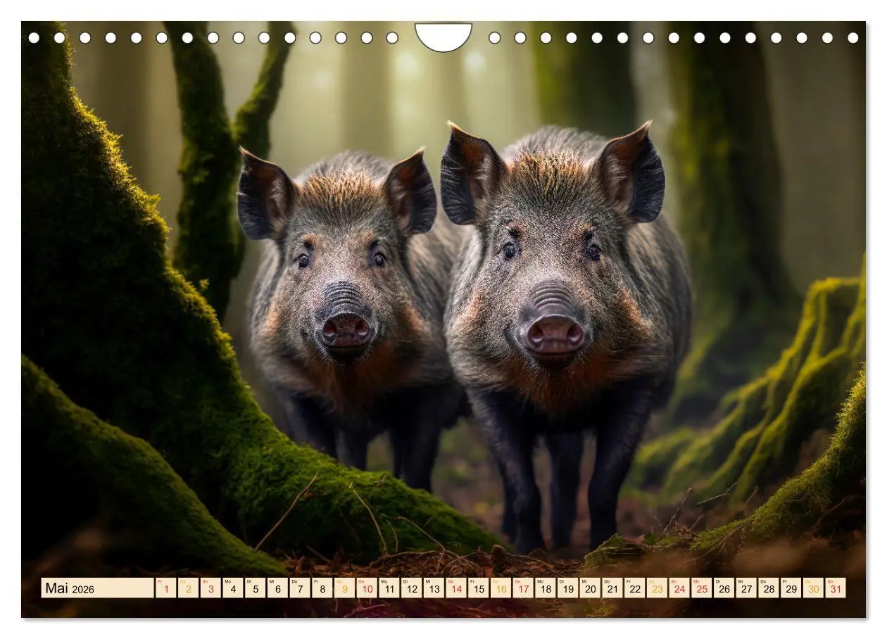 Bild: 9783457544136 | Putzige Tierwelt - gemeinsam die Welt entdecken (Wandkalender 2026...