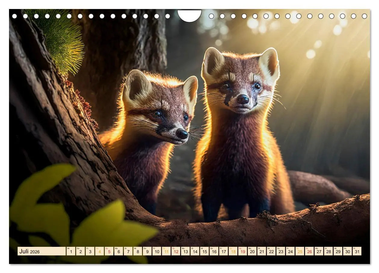 Bild: 9783457544136 | Putzige Tierwelt - gemeinsam die Welt entdecken (Wandkalender 2026...
