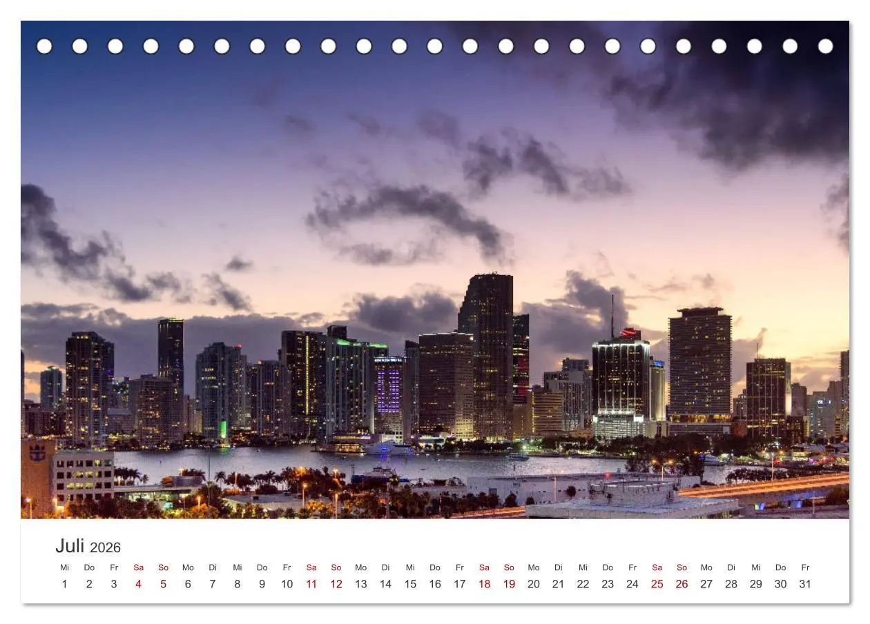 Bild: 9783457614136 | Miami - Gateway to the Americas (Tischkalender 2026 DIN A5 quer),...