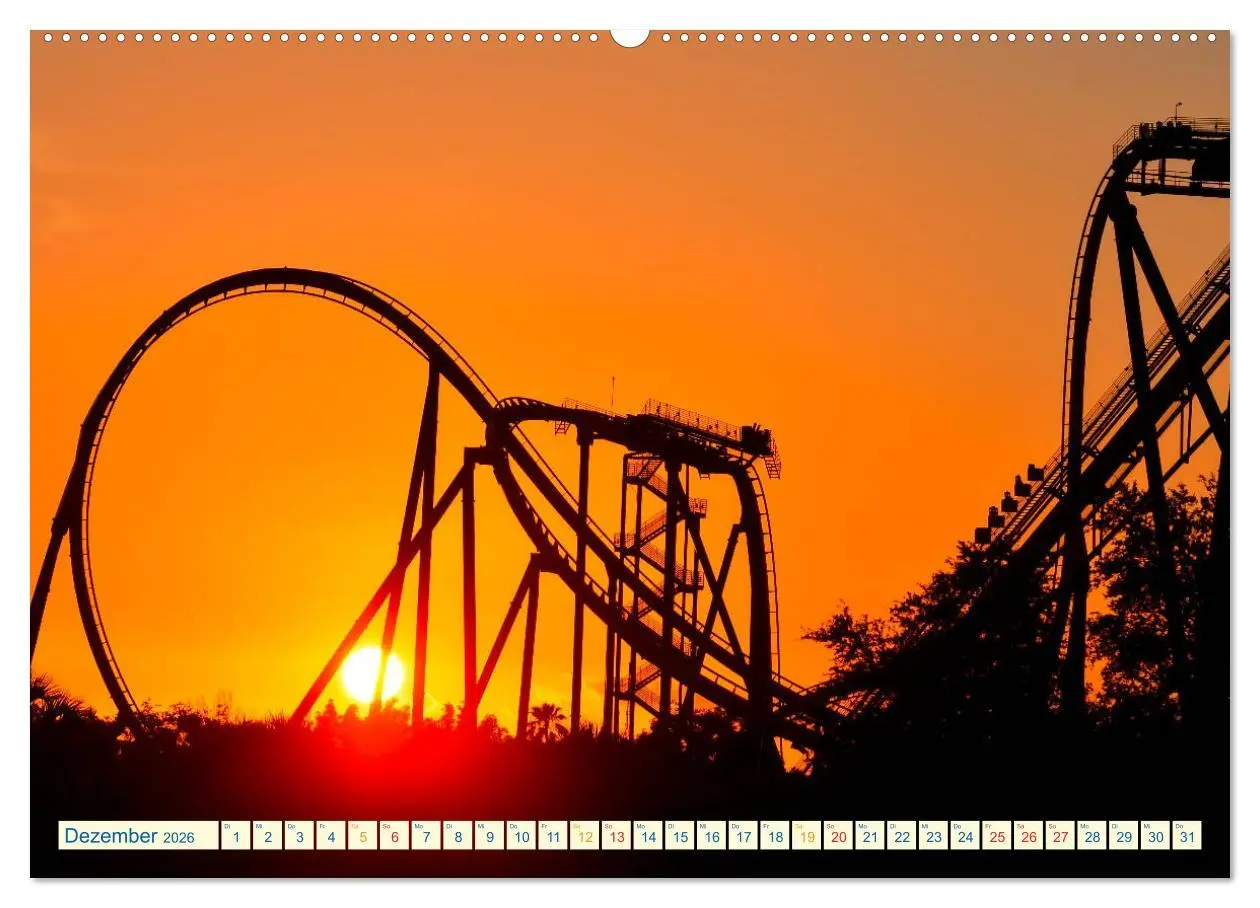 Bild: 9783457924136 | Achterbahn - extrem (Wandkalender 2026 DIN A2 quer), CALVENDO...
