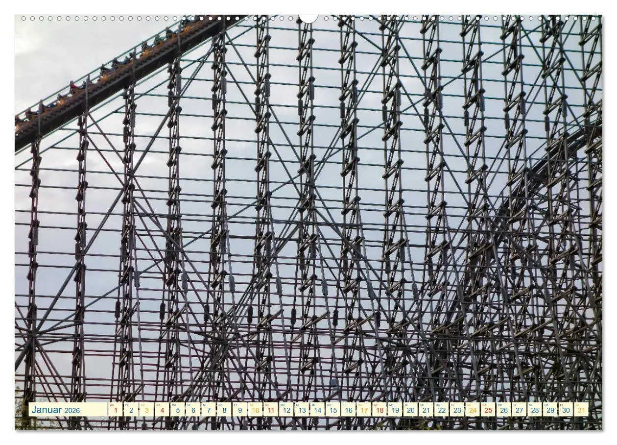 Bild: 9783457924136 | Achterbahn - extrem (Wandkalender 2026 DIN A2 quer), CALVENDO...