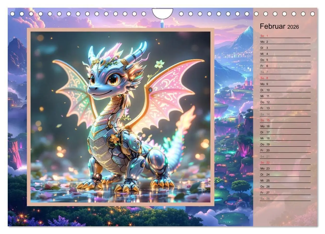 Bild: 9783516704136 | Zauberreich der Roboterwesen (Wandkalender 2026 DIN A4 quer),...