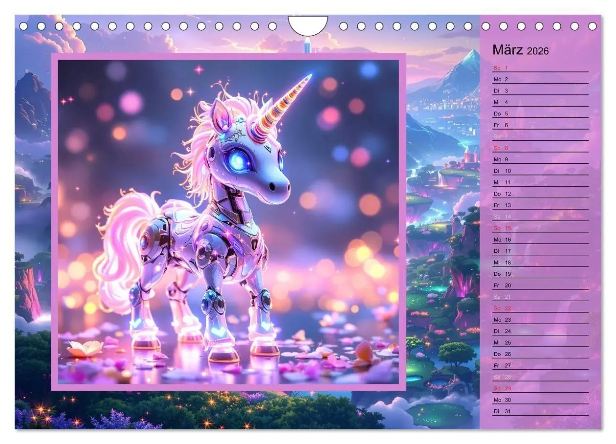 Bild: 9783516704136 | Zauberreich der Roboterwesen (Wandkalender 2026 DIN A4 quer),...