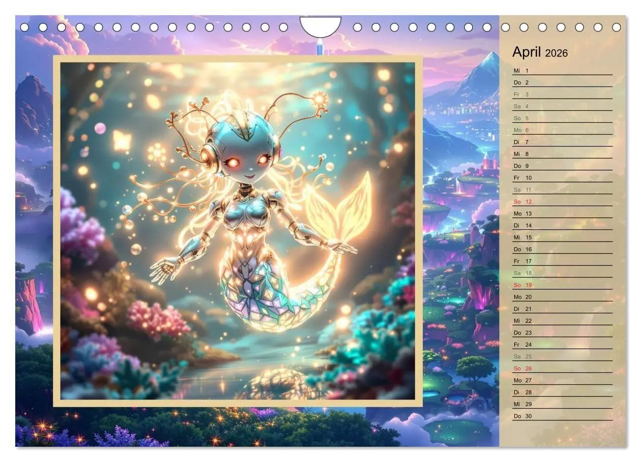 Bild: 9783516704136 | Zauberreich der Roboterwesen (Wandkalender 2026 DIN A4 quer),...