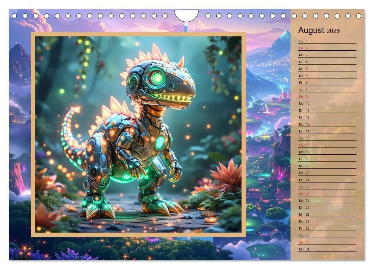 Bild: 9783516704136 | Zauberreich der Roboterwesen (Wandkalender 2026 DIN A4 quer),...